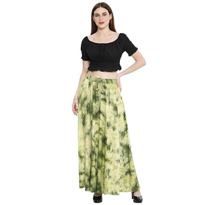 Women's Regular Fit Rayon Palazzo